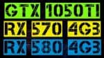 GTX 1050 Ti VS RX 570 VS RX 580