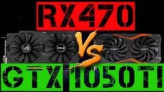 RX 470 VS GTX 1050Ti
