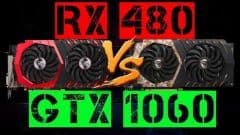 RX 480 VS GTX 1060