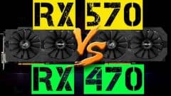 RX 570 VS RX 470